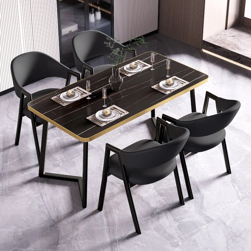 Tavolo da pranzo moderno rettangolare con piano legno con base doppio piedistallo Clearhalo