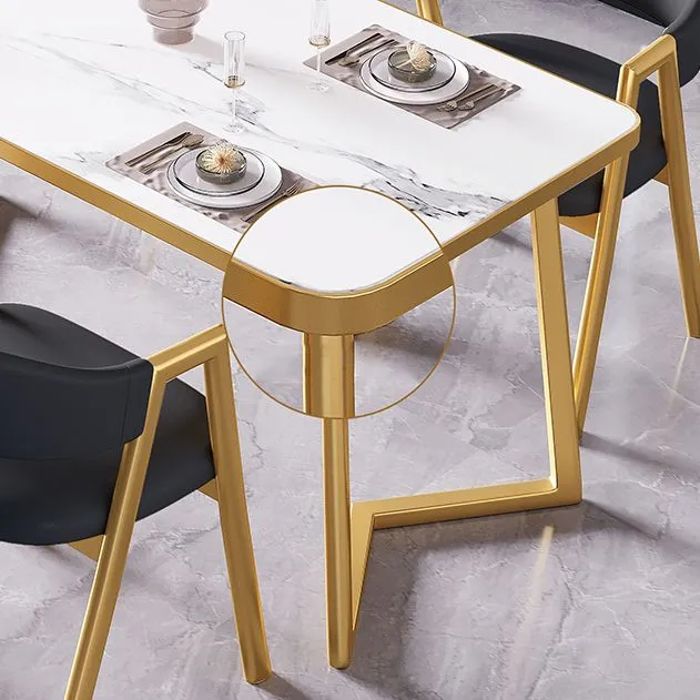 Tavolo da pranzo moderno rettangolare con piano legno con base doppio piedistallo Clearhalo