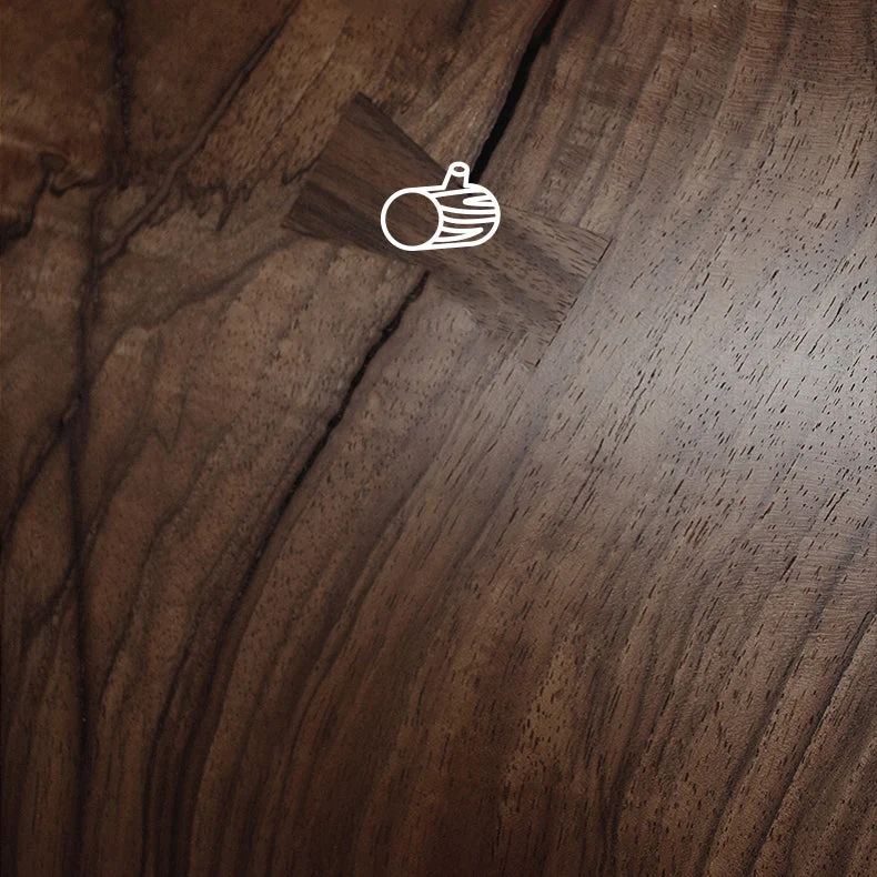 Tavolo da pranzo moderno rettangolare legno marrone scuro con 4 piedi Clearhalo