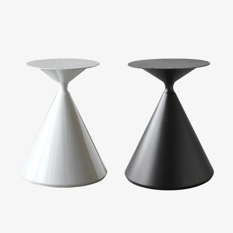 Tavolo da pranzo moderno rotondo metallo Tavolo pietra sinterizzata per sala da pranzo Clearhalo