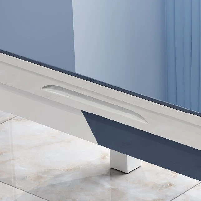 Tavolo da pranzo moderno scalabile vetro con gambe metallo per sala da pranzo Clearhalo