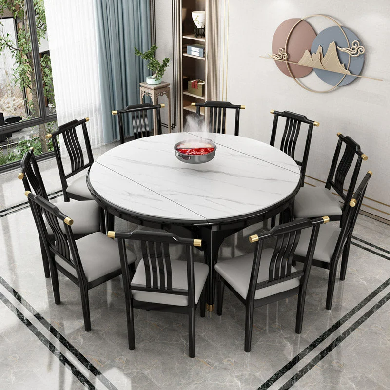 Tavolo da pranzo moderno Tavolo da pranzo legno massello 4 gambe Clearhalo