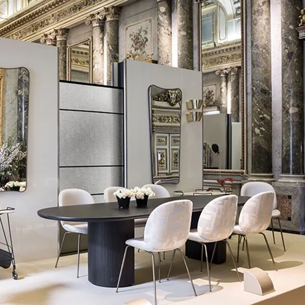 Tavolo da pranzo nero Tavolo da pranzo stile moderno per la cena cucina domestica Clearhalo