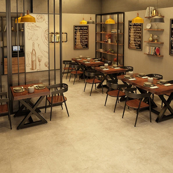 Tavolo da pranzo quadrato legno Tavolo industriale con piano marrone e struttura nera Clearhalo