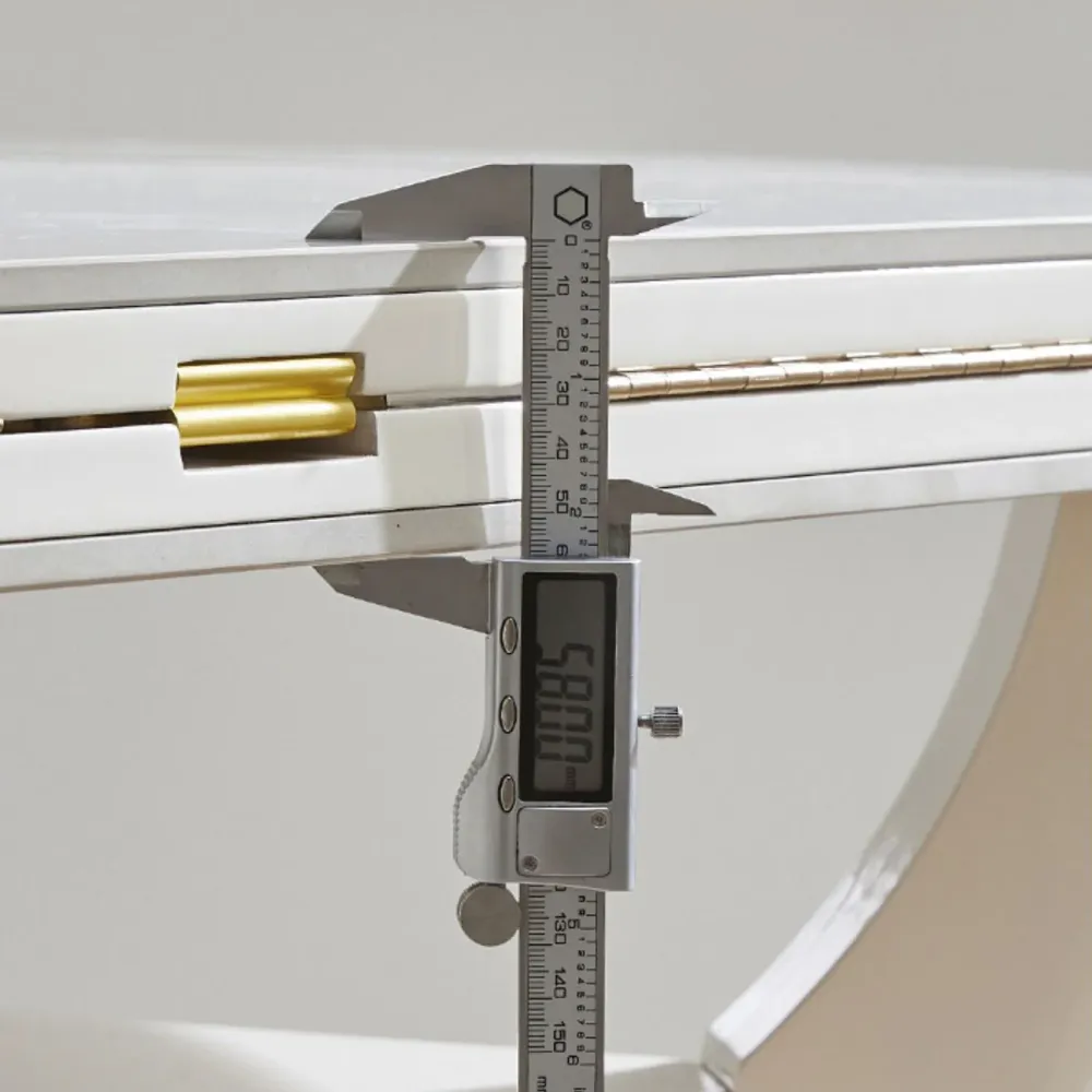 Tavolo da pranzo quadrato moderno pieghevole allungabile con foglie pietra per sala da pranzo Clearhalo