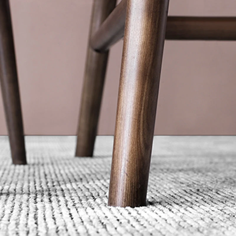 Tavolo da pranzo rettangolare con piano bianco Tavolo con base cavalletto stile moderno della metà del secolo Clearhalo