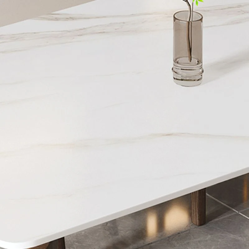 Tavolo da pranzo rettangolare Mid-Century con gambe legno massello di frassino Clearhalo