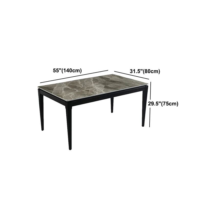Tavolo da pranzo rettangolare per mobili stile Mid-Century con gambe legno massello Clearhalo