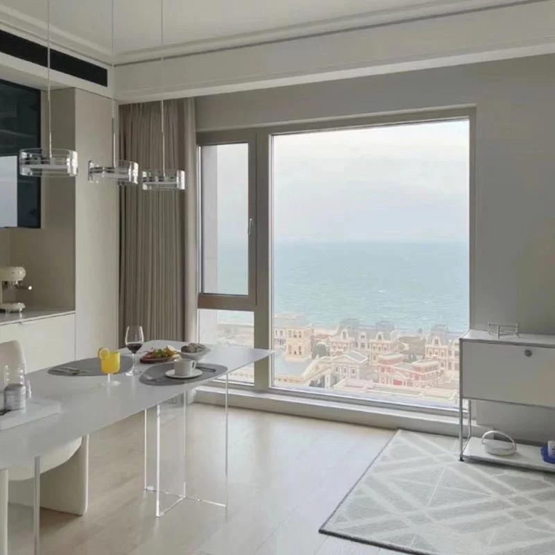 Tavolo da pranzo rettangolare stile moderno per la cucina di casa Clearhalo