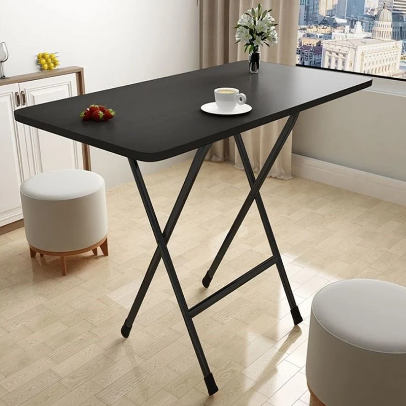 Tavolo da pranzo rettangolare stile semplicità Tavolo da cucina pieghevole legno Clearhalo