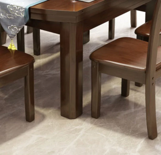 Tavolo da pranzo ribalta Tavolo da pranzo moderno 4 gambe Clearhalo