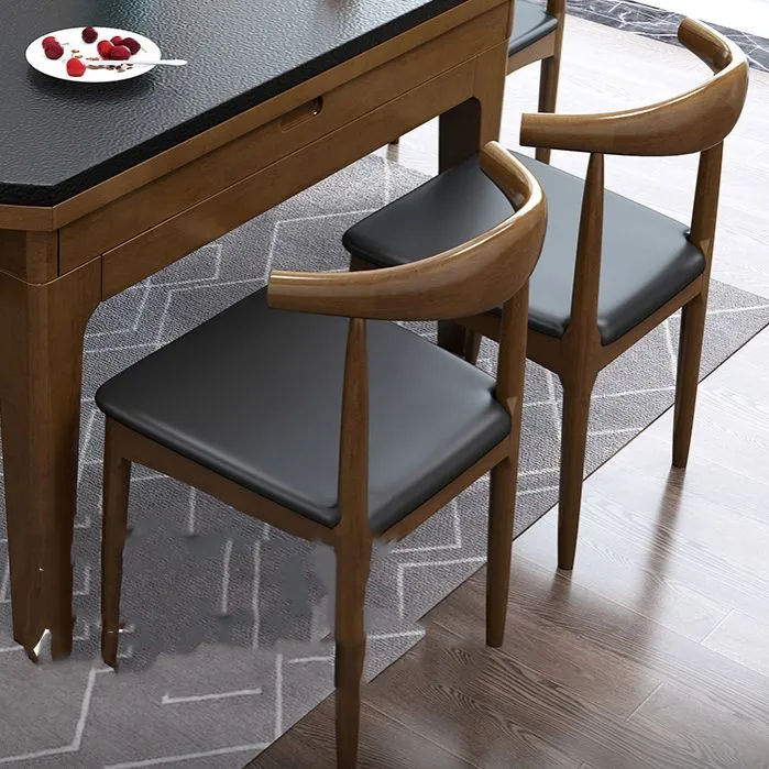Tavolo da pranzo rotondo con mobili pietra stile moderno con ribaltina Clearhalo