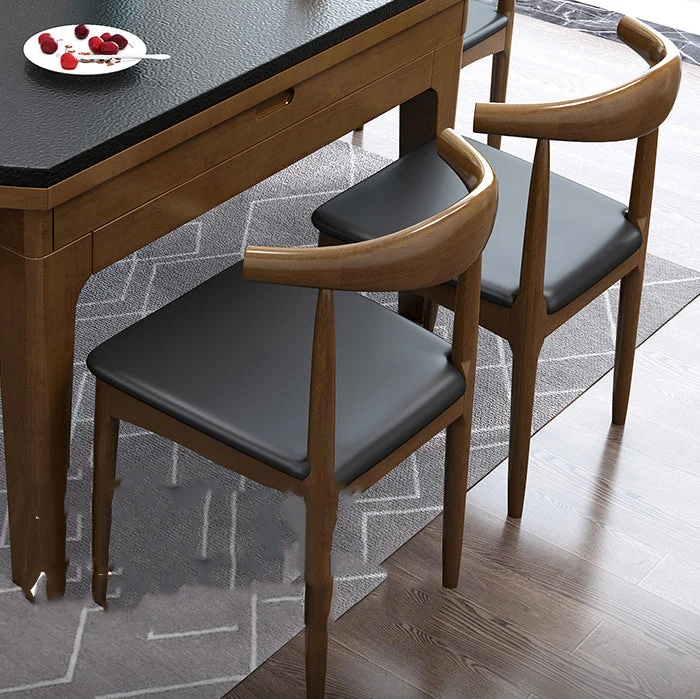 Tavolo da pranzo rotondo con mobili pietra stile moderno con ribaltina Clearhalo