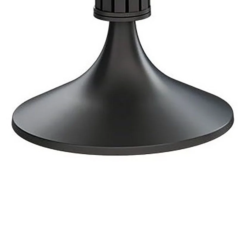 Tavolo da pranzo rotondo stile moderno Tavolo pietra sinterizzata con base piedistallo Clearhalo