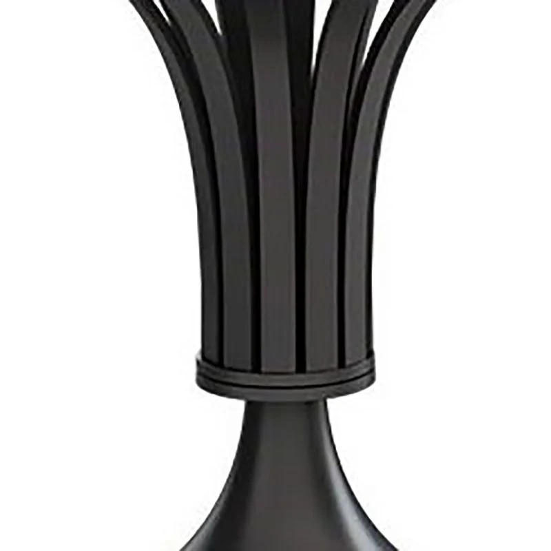 Tavolo da pranzo rotondo stile moderno Tavolo pietra sinterizzata con base piedistallo Clearhalo