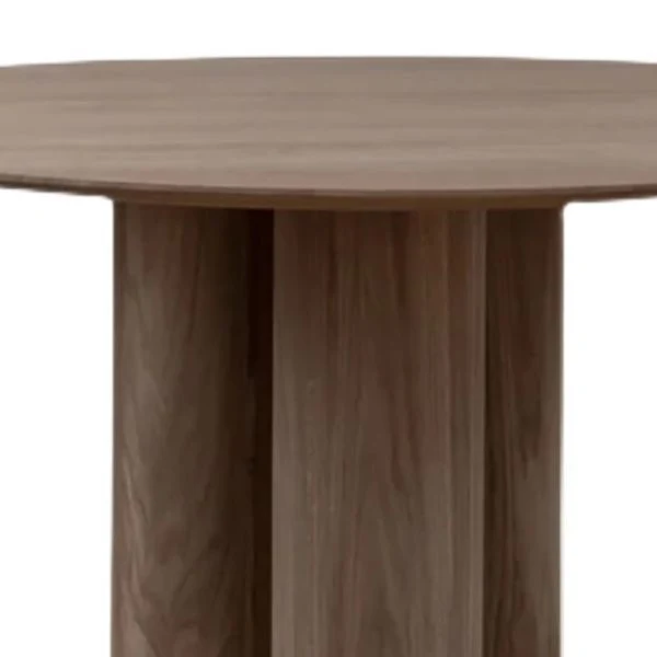 Tavolo da pranzo rotondo stile Simplicity Tavolo fisso con struttura legno massello Clearhalo