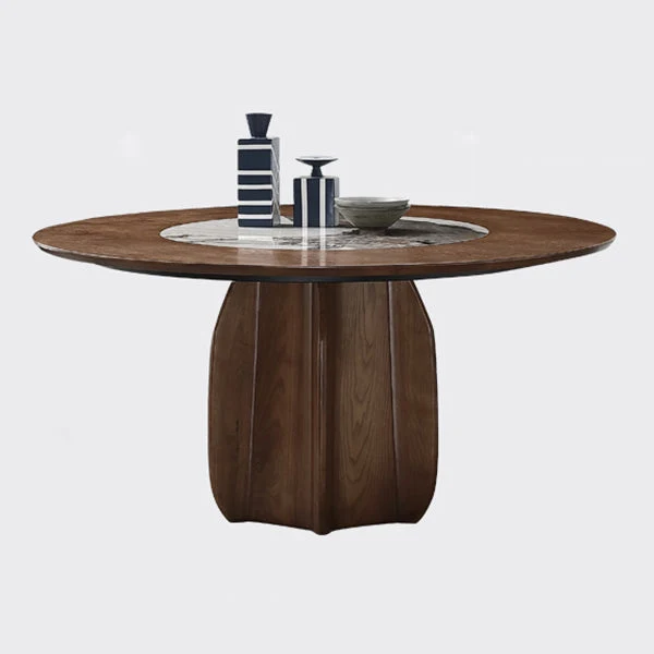 Tavolo da pranzo rotondo Tavolo da pranzo stile moderno per la cucina di casa Clearhalo
