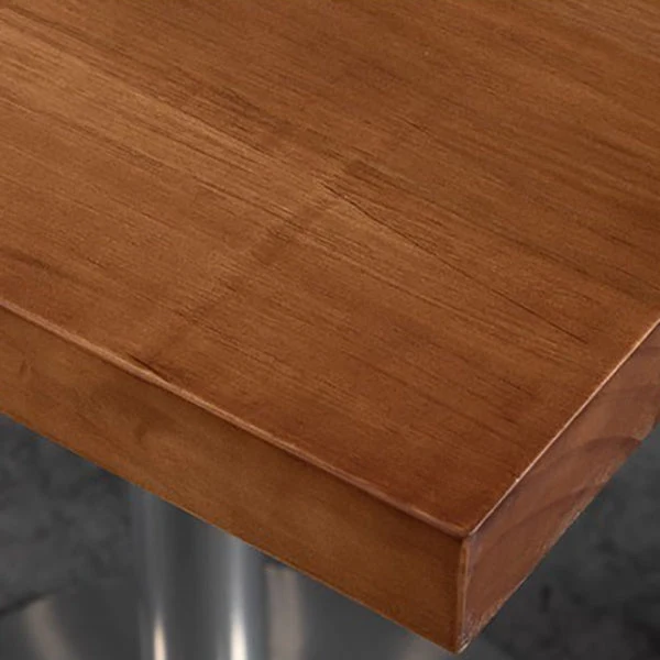 Tavolo da pranzo stile industriale Tavolo legno massello per sala da pranzo Clearhalo
