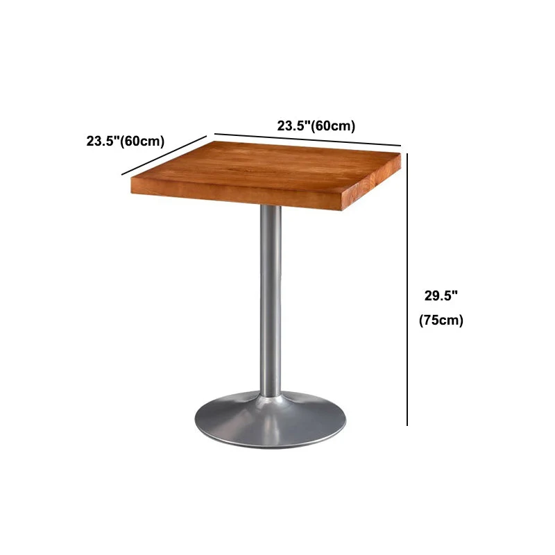 Tavolo da pranzo stile industriale Tavolo legno massello per sala da pranzo Clearhalo