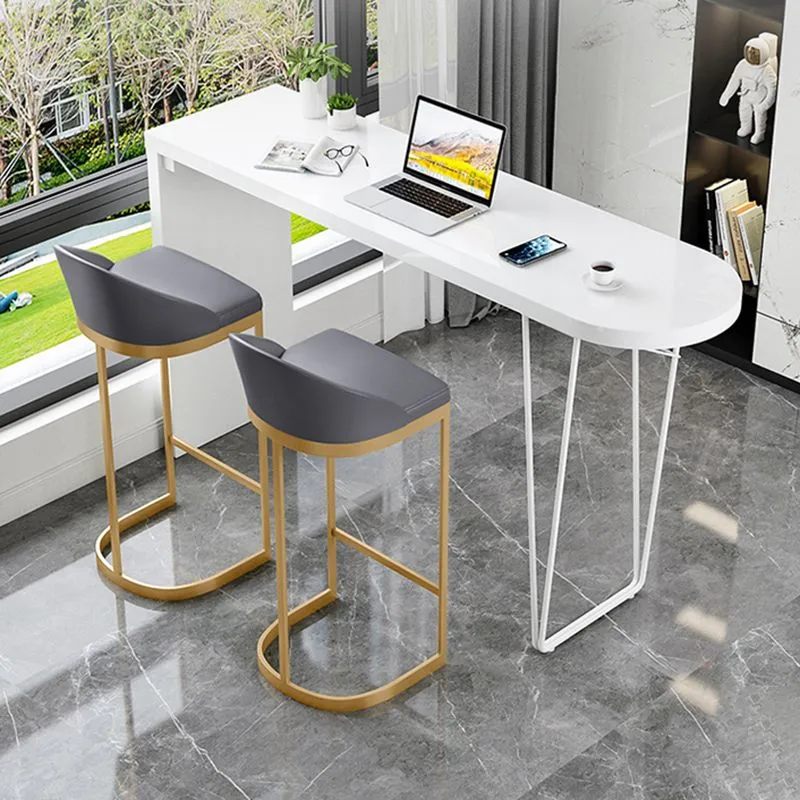 Tavolo da pub ad altezza speciale legno stile contemporaneo per interni Clearhalo