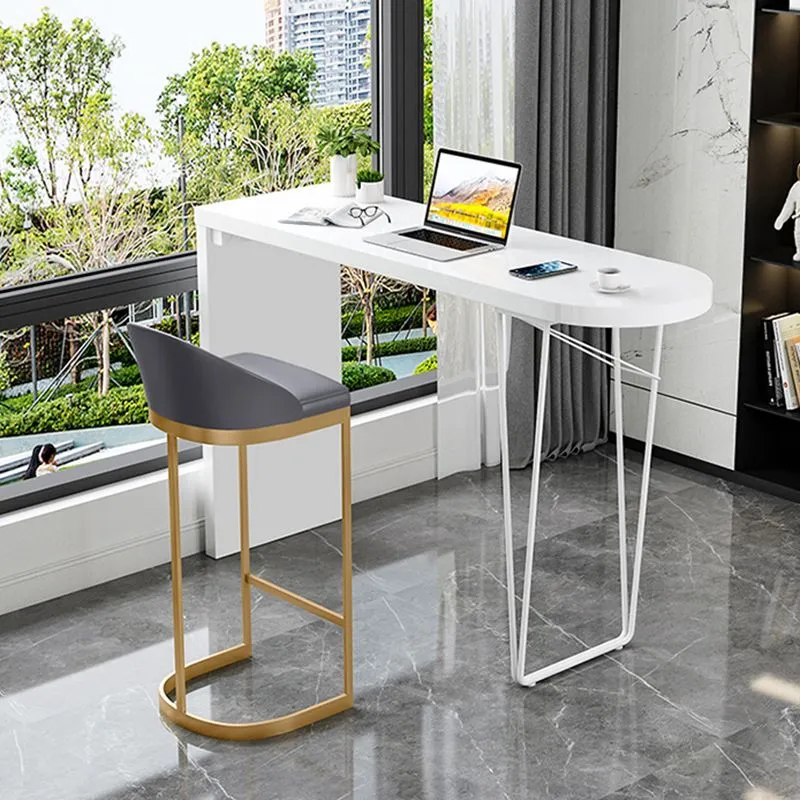 Tavolo da pub ad altezza speciale legno stile contemporaneo per interni Clearhalo