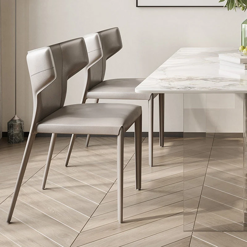Tavolo rettangolare moderno pietra sinterizzata per uso domestico Clearhalo