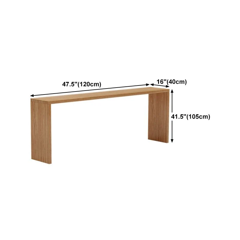 Tavolo rettangolare stile nordico da pranzo tavolo da bar legno per cucina Clearhalo