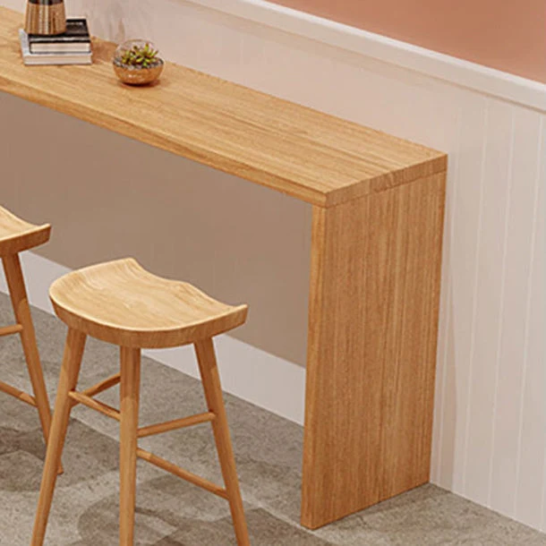 Tavolo rettangolare stile nordico da pranzo tavolo da bar legno per cucina Clearhalo