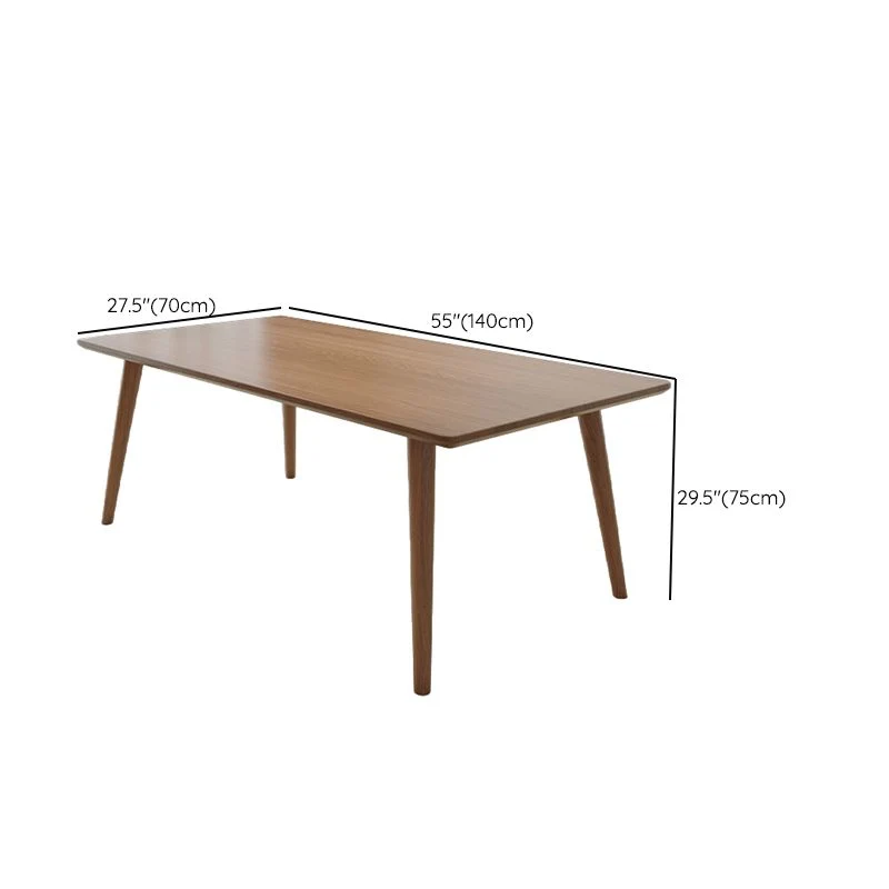 Tavolo da riunione per ufficio legno massello con scrivania rettangolare stile moderno Clearhalo