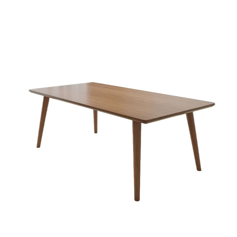 Tavolo da riunione per ufficio legno massello con scrivania rettangolare stile moderno Clearhalo