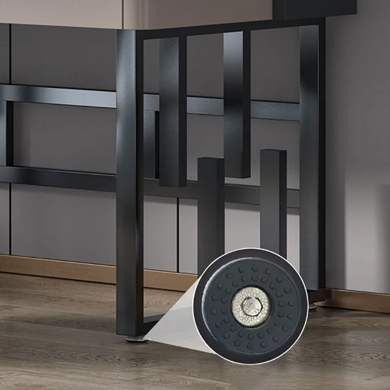Tavolo da ufficio moderno di forma rettangolare, scrivania pietra grigio/bianco Clearhalo