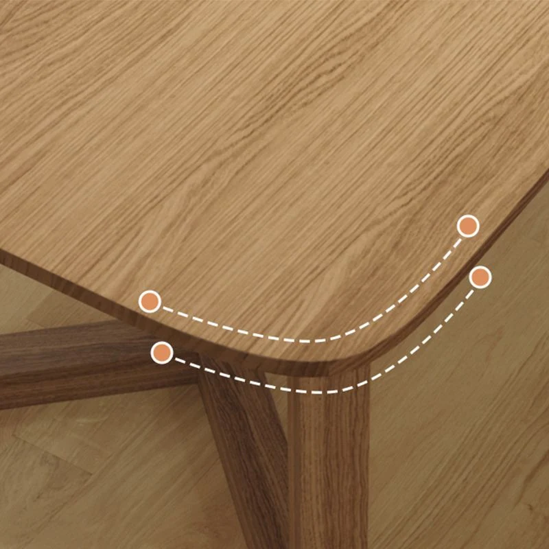 Tavolo da ufficio rettangolare legno massello Tavolo da scrittura stile moderno Clearhalo
