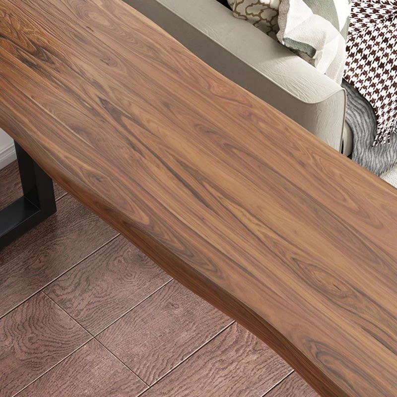 Tavolo da vino da bancone legno massello da soggiorno Tavolo da pub moderno con altezza naturale slitta Clearhalo