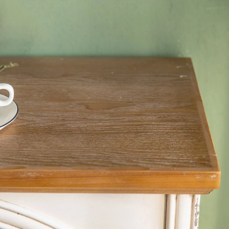 Vetrina moderna bianca standard per espositore pino per sala da pranzo Clearhalo
