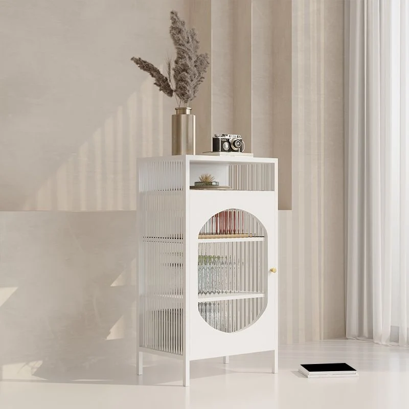 Vetrina moderna metallo con ante vetro e ante per sala da pranzo Clearhalo