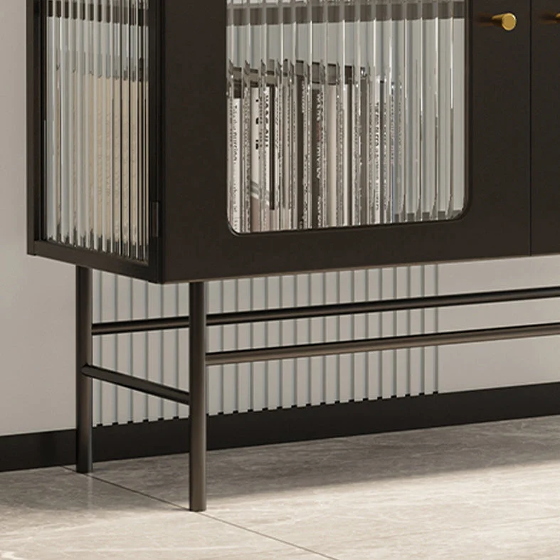 Vetrina standard moderna metallo con ante vetro Clearhalo