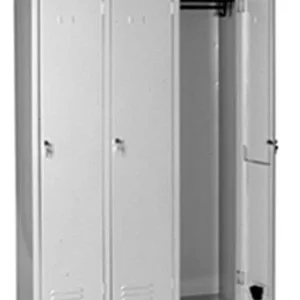 COARME Armadio Metallo spogliatoio 101x33x180 cm 3 Porte