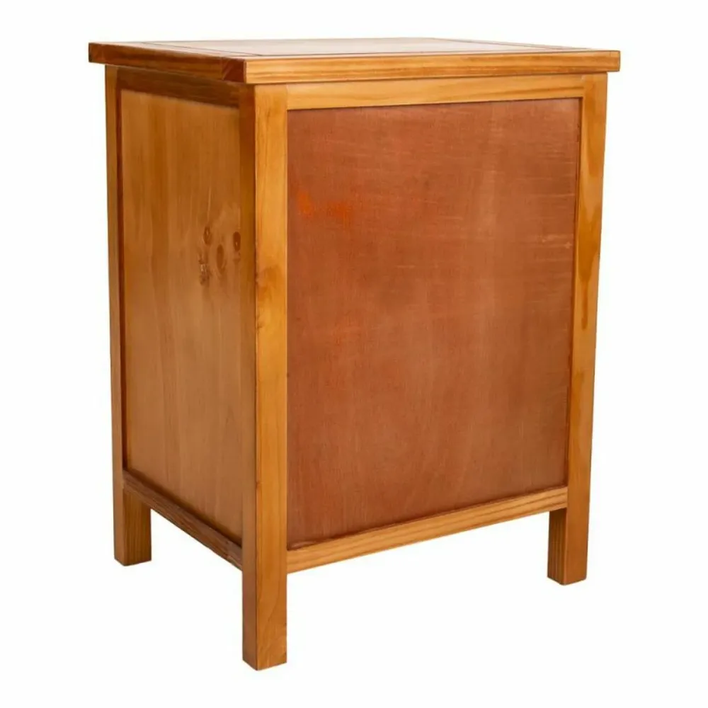 Comodino Alexandra House Living Marrone 62 x 37 x 47 cm