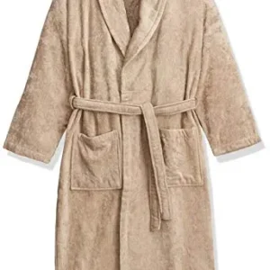 Accappatoio modello Splendid velour colore Tortora TG S, 100% cotone Cotton Point