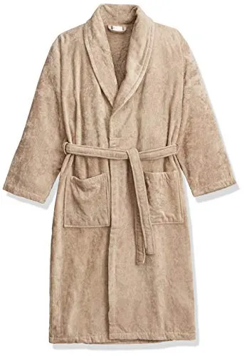Accappatoio modello Splendid velour colore Tortora TG S, 100% cotone Cotton Point