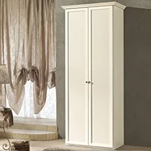 Armadio 2 Ante battenti. Patinato Beige (cm. 102 x 55 x 251h) Dafne Italian Design