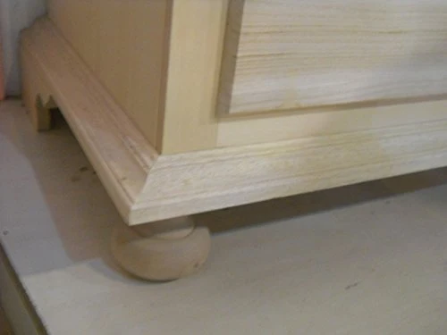 DELPA MOBILI Armadio 2 Ante Cappello di Gendarme Legno Naturale