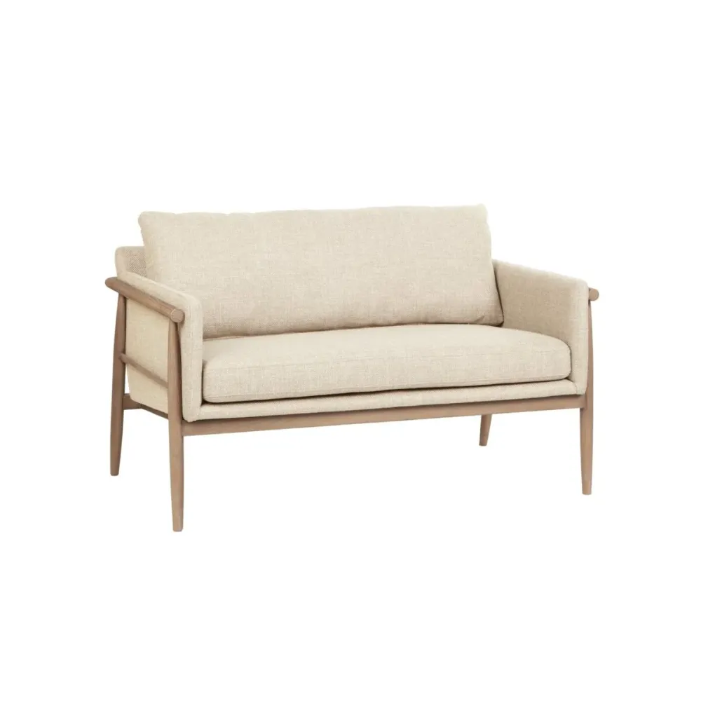 Divano Home ESPRIT Bianco Città Decapaggio 126,5 X 75 X 79 CM