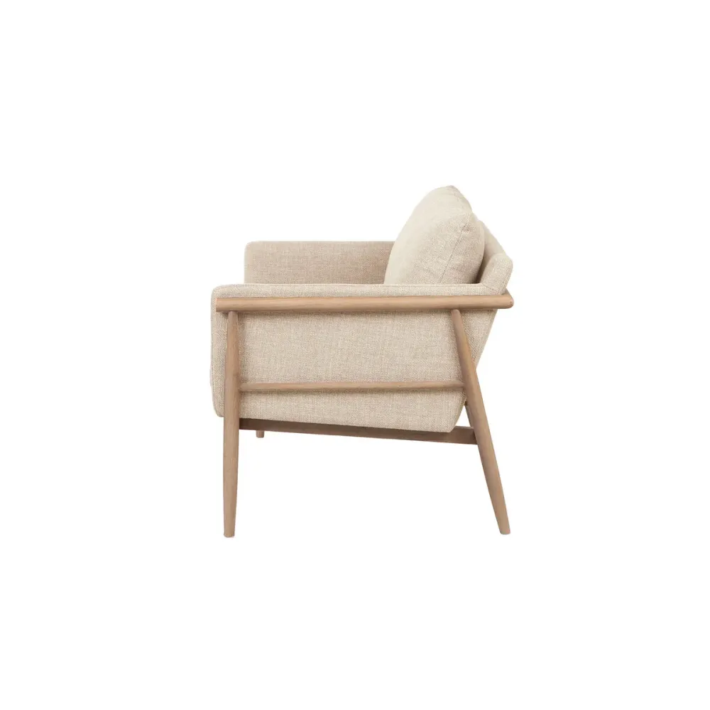 Divano Home ESPRIT Bianco Città Decapaggio 126,5 X 75 X 79 CM