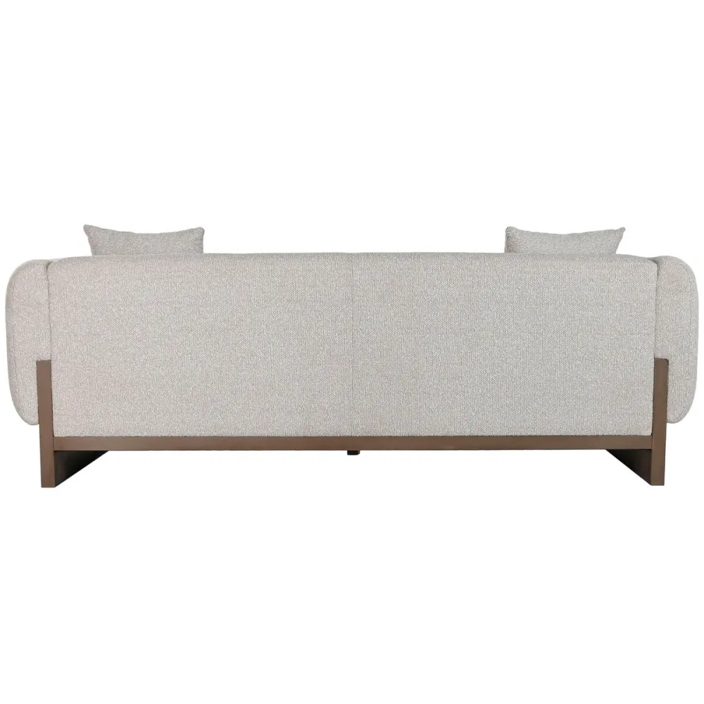 Divano Home ESPRIT Marrone Beige Scandi 220 x 95 x 77 cm