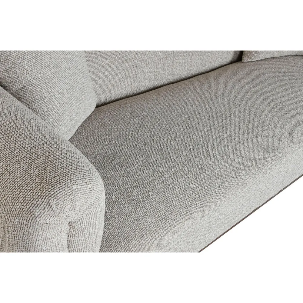 Divano Home ESPRIT Marrone Beige Scandi 220 x 95 x 77 cm