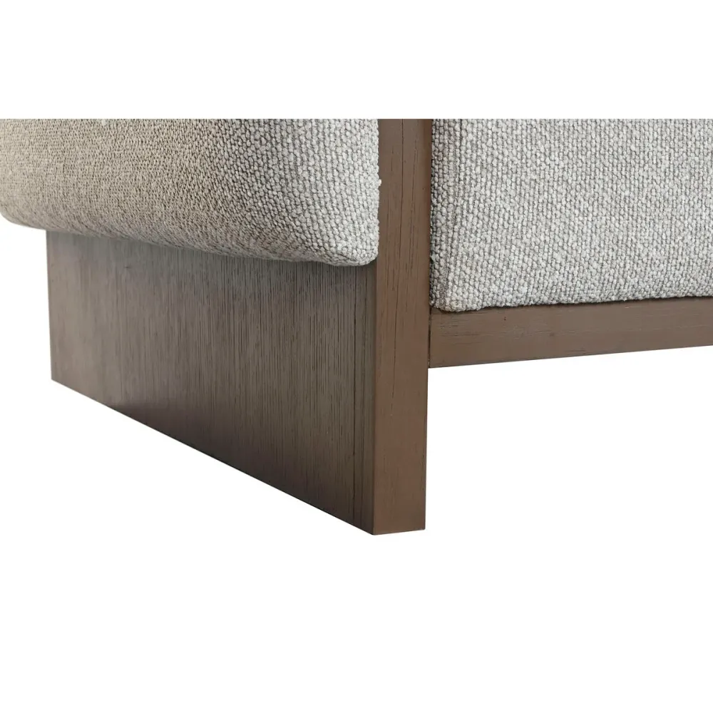 Divano Home ESPRIT Marrone Beige Scandi 220 x 95 x 77 cm