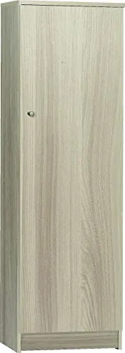 Dmora Armadio 1 Anta, Legno Chiaro, 46 x 148 x 34 cm
