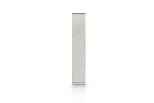 Dmora Armadio 1 Anta, Legno Chiaro, 31 x 34 x 183 cm
