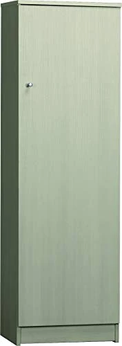 Dmora Armadio 1 Anta, Legno Chiaro, 83 x 29 x 190 cm